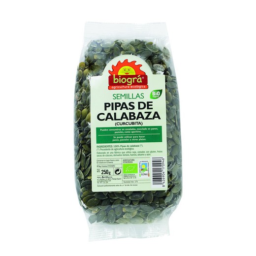 Pipas de Calabaza 500 gr Biogra Bio (CURCUBITA-AUSTR