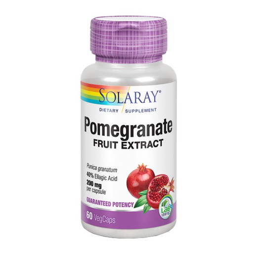 Pomegranate 200 Mg- 60 cápsulas vegetales de Solaray