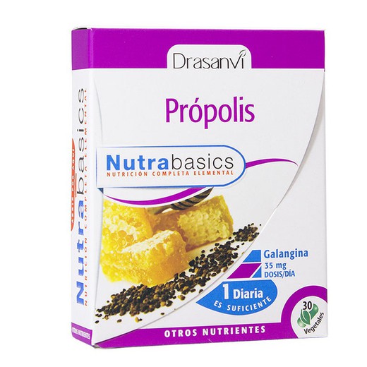Propolis 30 cápsulas Nutrabasicos de Drasanvi