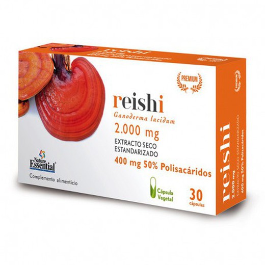 Reishi 2000 mg ext seco 30 cápsulas vegetales blister