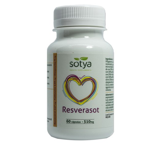 Resverasot 510 mg. 60 cápsulas de Sotya