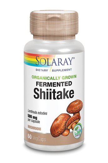 Shiitake 500 mg 60 cápsulas vegetales