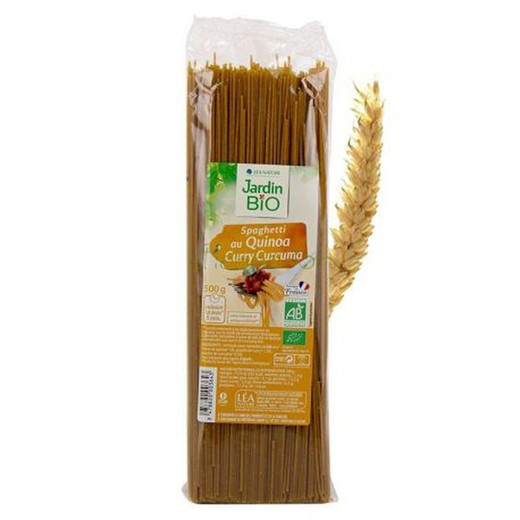 Spaghetti con Quinoa y Curry 500g de Jardin Bio