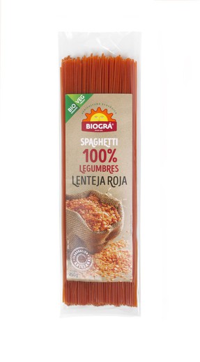 Spaguetti de Lenteja Roja Biogra Bio