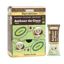 Stick azúcar de coco BIO 30x10 gr Superalimentos de Drasanvi