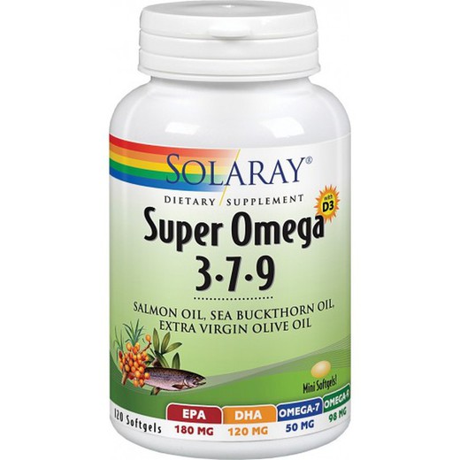 Super Omega 3.7.9- 120 Perlas de Solaray