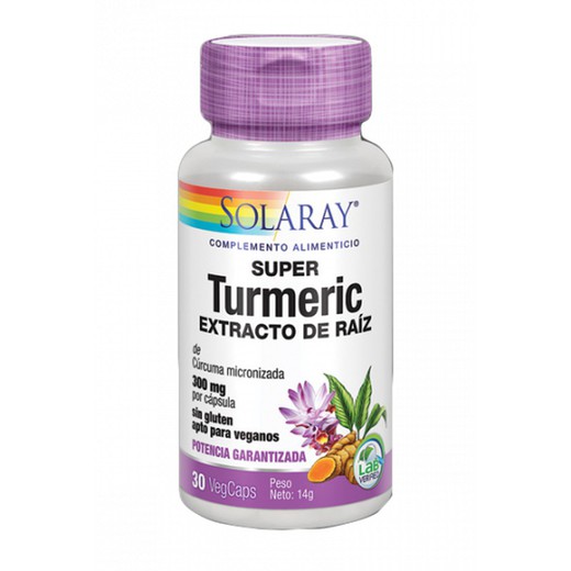 Super Turmeric 30 cápsulas vegetales