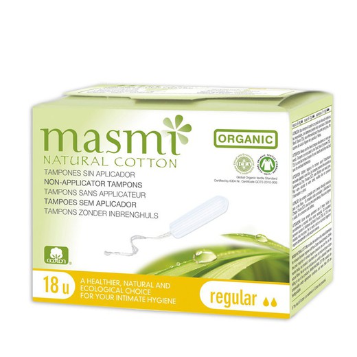 Tampones Digital Masmi Natural Cotton Regular 22 unidades de Masmi