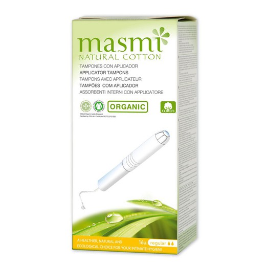Tampones Masmi Natural Cotton Regular 16 unidades de Masmi