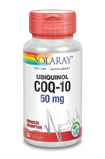 Ubiquinol Co-Q10 50 mg 30 cápsulas