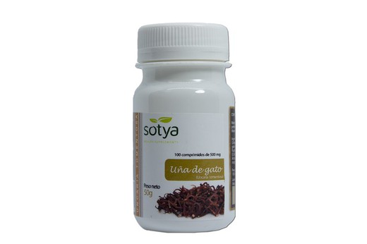 Uña de Gato 500 mg 100 comprimidos de Sotya