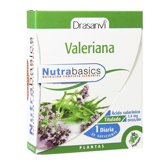 Nutrabasicos Valeriana 30 cápsulas de Drasanvi