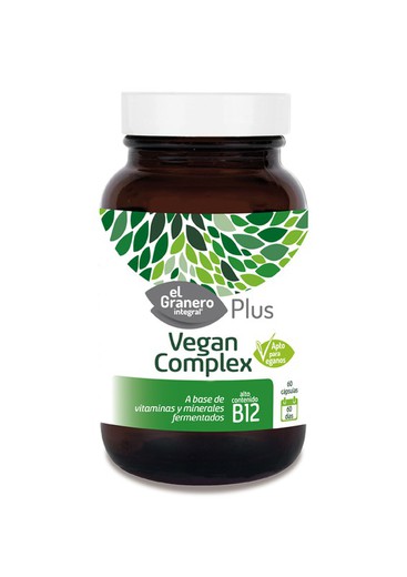 Vegan Complex 60 cápsulas X 457 mg de El Granero Integral