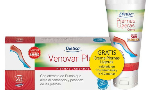 Venovar 28viales + Crema 200ml Dielisa