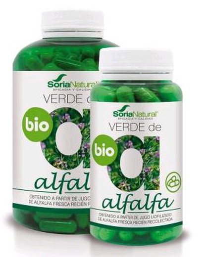 Verde Alfalfa 630 mg 240 cápsulas de Soria