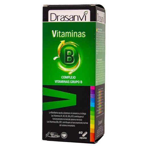 Vitamina B Complex 60 cápsulas de Drasanvi