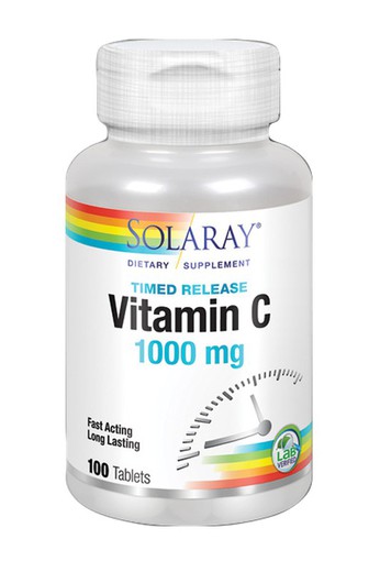 Vitamina C 1000 mg 100 comprimidos Solaray