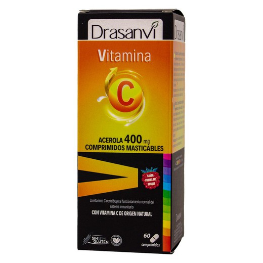 Vitamina C 400 mg masticable 60 comprimidos Drasanvi