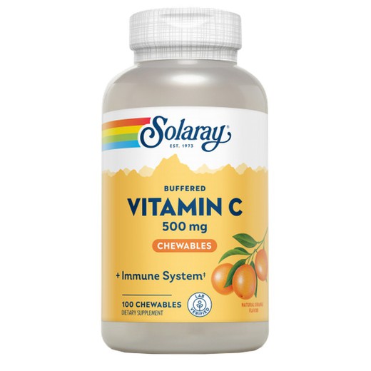 Vitamina C 500 mg sabor naranja 100 comprimidos