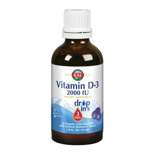 Vitamina D-3 2000iu liquida 53ml de Kal