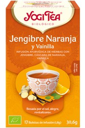 Yogi Tea Jengibre Naranja y Vainilla