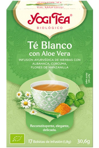 Yogi Tea Te Blanco con Aloe Vera