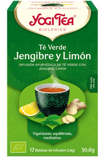 Yogi Tea Té Verde Jengibre y Limón