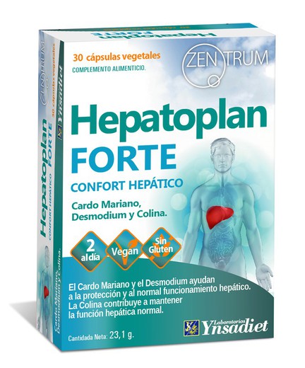 Zentrum hepatoplan forte 30 cápsulas