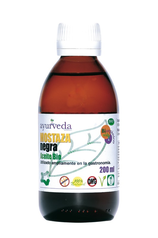 Aceite de Mostaza Negra 500 ml de Ayurveda — La Dietética Barcelona