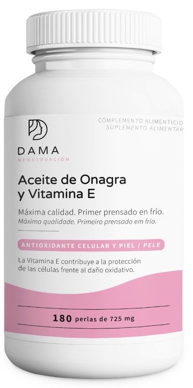 Aceite de Onagra y Vitamina E 180 perlas de Herbora