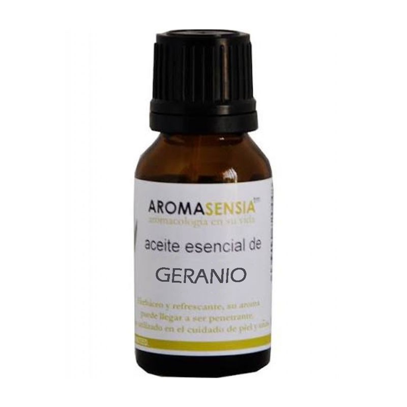 Aceite Esencial De Geranio 15 Ml De Aromasensia — La Dietética Barcelona 0200