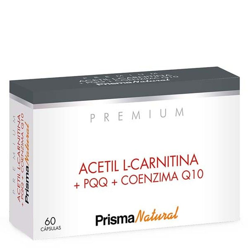 l-carnitina beneficios sexuales Acetil L-Carnitina+PQQ+Coenzima Q10 60 cápsulas de Prisma Natural 098873  vigor — La Dietética Barcelona