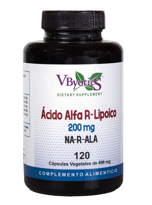 Acido Alfa R-Lipoico 120 Capsulas