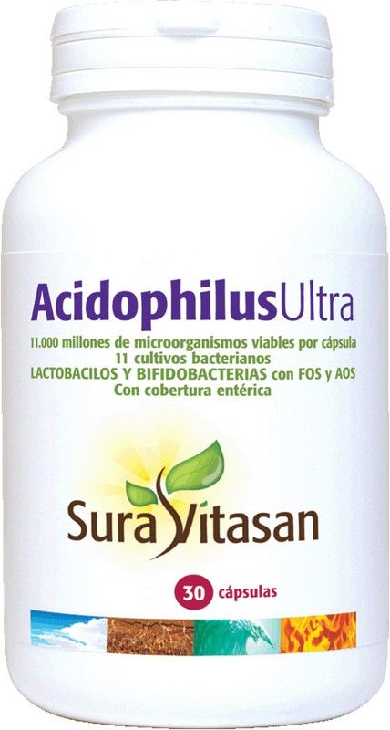 Acidophilus ultra 30 cápsulas