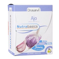 Ajo macerado 500 mg 90 Perlas nutrabasicos de Drasanvi
