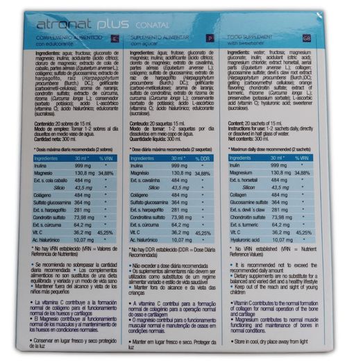 Pack 3 natursobres Atronat plus 20 sobres conatal