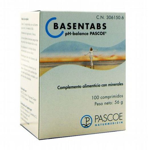 Basentabs PH-equilibrio balance 100 compirmidos de Pascoe