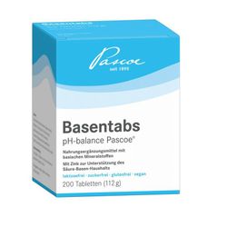 Basentabs PH-equilibrio balance 100 compirmidos de Pascoe