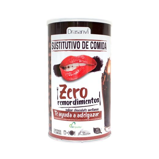 Batido sustitutivo chocolate avellana 520 g Zero remordimientos de Drasanvi