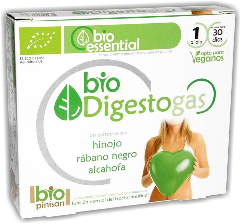 Bio digestogas 30 cápsulas 186681 gases — La Dietética Barcelona