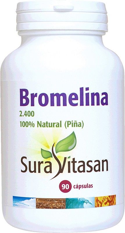Bromelina natural 500 mg 90 capsulas