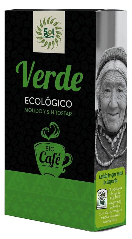 Cafe Verde Molido Bio 350 G