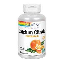 Calcium citrate 1000 mg 60 comprimidos masticables naranja
