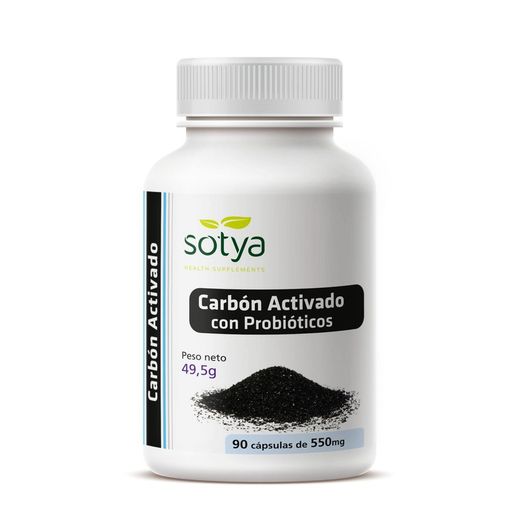 Carbón Activado con Probiótico 90 Capsulas