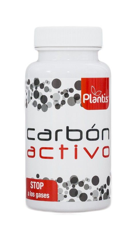 Carbón activo Plantis  60 cápsulas