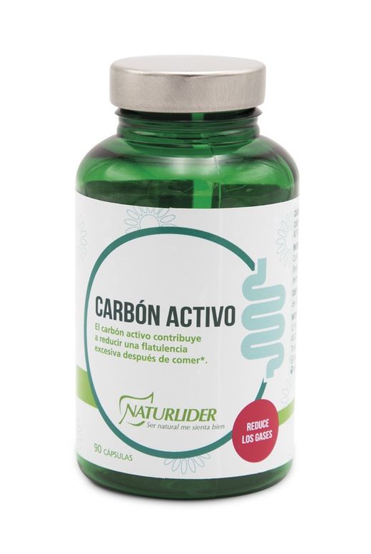 Carbón activo vegetal 90 cápsulas vegetales