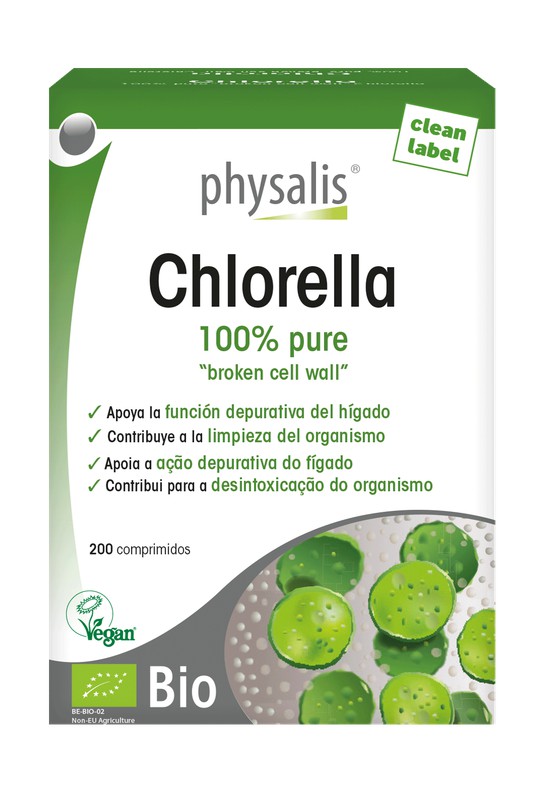 Chlorella y Espirulina bio 500 comprimidos Physalis