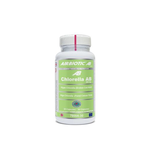 Chlorella Ab 600 mg (Pared Celular Rota)   30 Caps