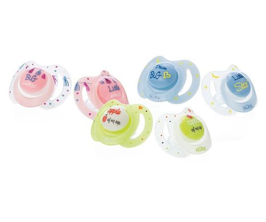 Chupete Oval Que Brillo Oscuridad 0-6m de Nuby