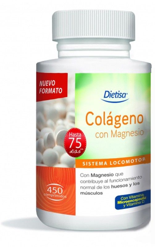 Colágeno con magnesio 450 comprimidos de Dielisa